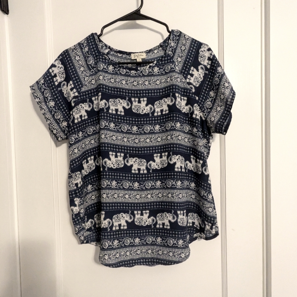 Elephant top by Lily White